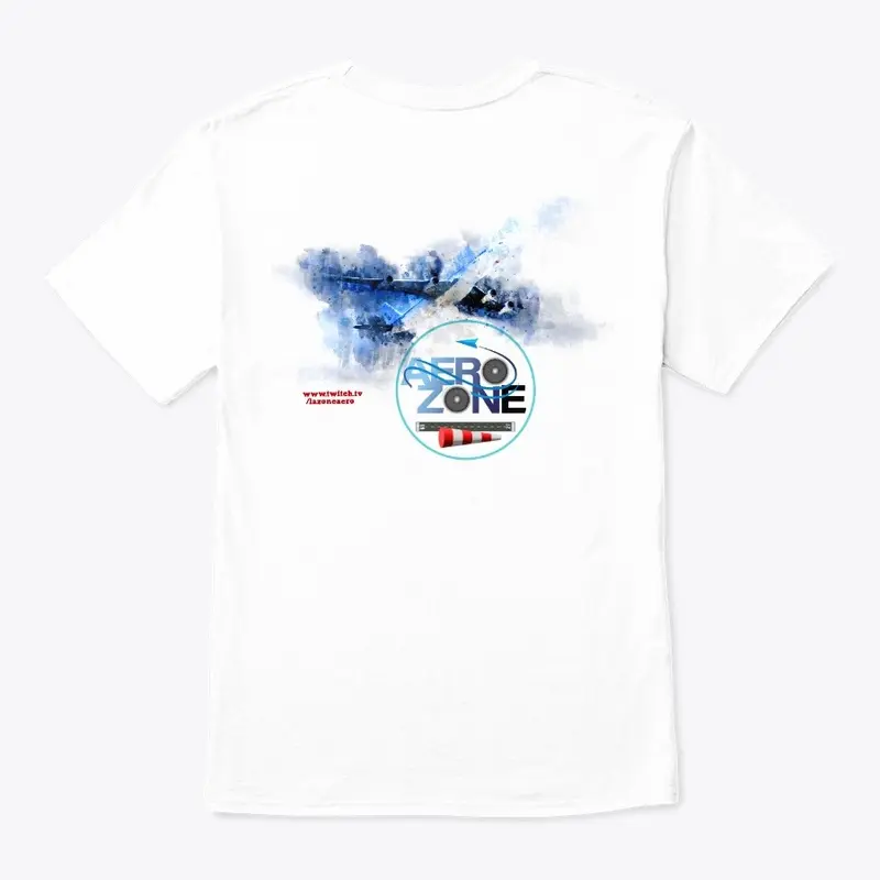 Tshirt blanc Générique La Zone Aéro